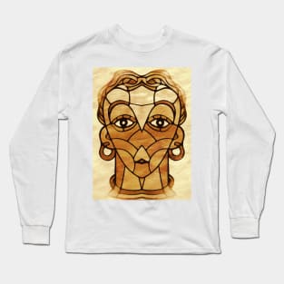 portrait cubism Long Sleeve T-Shirt